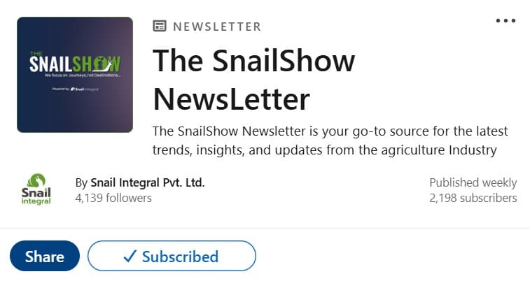 The Snail Show Newsletter Preview